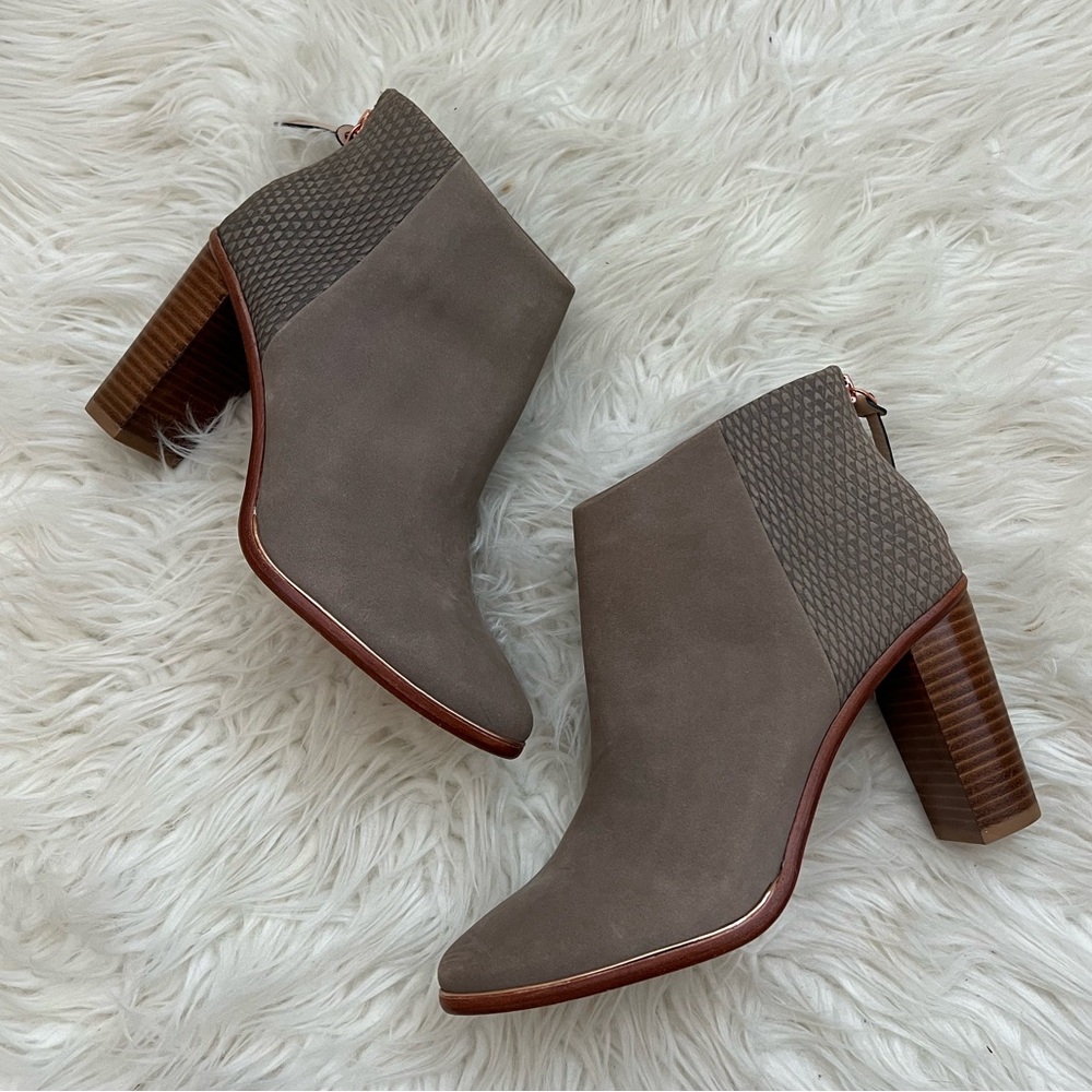 Ted Baker London Tan Suede Booties